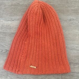 Free People Burnt Orange Slouchy Knit Beanie